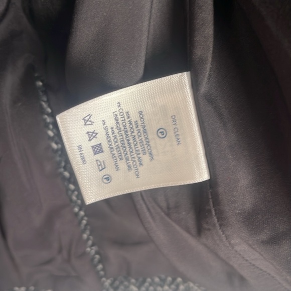 Vintage Lands End women’s wool lined tweed 2 button blazer - Picture 5 of 9